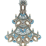 Czech Rhinestone Christmas Tree