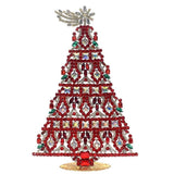 Czech Rhinestone Christmas Tree