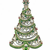 Czech Rhinestone Christmas Tree