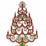 Czech Rhinestone Christmas Tree