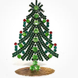 Czech Rhinestone Christmas Tree