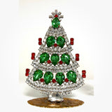Czech Rhinestone Christmas Tree