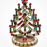 Mini Czech Rhinestone Christmas Tree