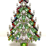 Czech Rhinestone Christmas Tree
