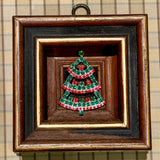 Wooden Frame with Czech Christmas Tree