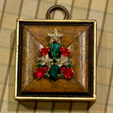 Wooden Frame with Czech Christmas Tree