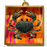 Acrylic Frame with Crab / Slight Imperfections