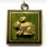 Painted Frame with Bunny