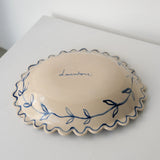 Laura Winstone Floral Oval Bowl