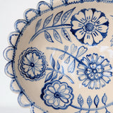 Laura Winstone Floral Oval Bowl
