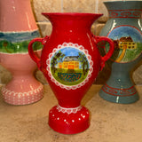 Cherry Red House Vase | Dee Barnes