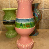 Pink Scene Surround Vase | Dee Barnes