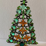 Czech Rhinestone Christmas Tree
