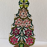 Czech Rhinestone Christmas Tree