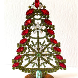 Czech Rhinestone Christmas Tree