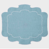 La Gallina Matta Parentesi Placemats | Solesemes/White - Set of 12