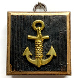 Bourbon Barrel Frame with Anchor