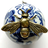 Ceramic Ball with Bee / Slight Imperfections
