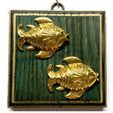Painted Frame with Fish