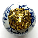 Ceramic Ball with Lion / Slight Imperfections