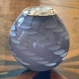 Lucy Cope Small Opal Violet Spiral Stepcut