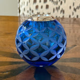 Lucy Cope Matchstriker Small Cornflower Blue Trellis