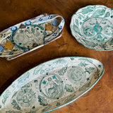 Decorative Blue Platter (Homme Sauvage) | Lisa Sandner