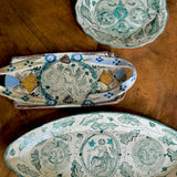 Decorative Blue Platter (Homme Sauvage) | Lisa Sandner