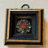 Painted Frame with Micro French Medal