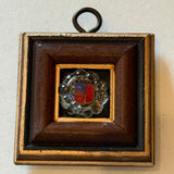 Painted Frame with Micro French Medal
