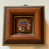 Wooden Frame with Micro French Medal
