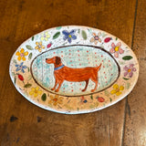 Amelia Tuttiett Daisy the Dachshund Platter