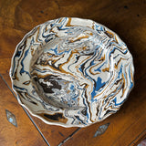 Large Marbleware Scalloped Platter