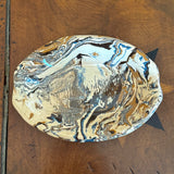 Oval Scalloped Dish