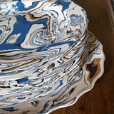Marbleware French Scalloped Dinner Plates Set of 12