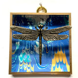 Acrylic Frame with Dragonfly / Slight Imperfections