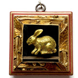 Gilt Frame with Bunny on Coromandel