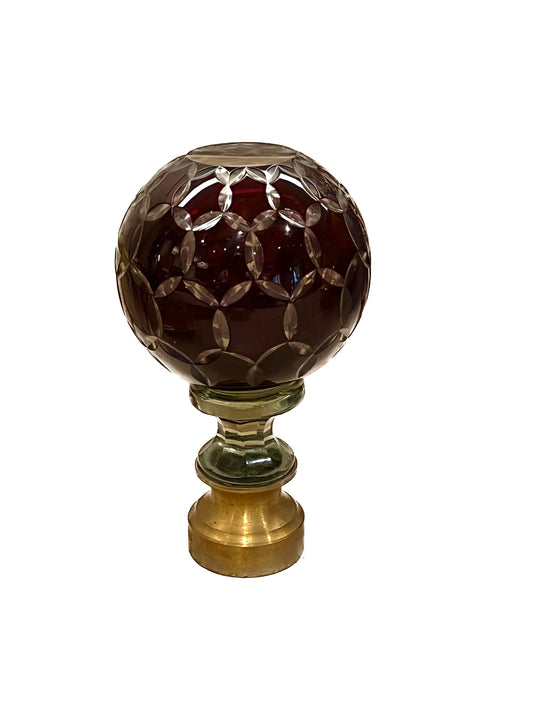 Italian Finial - Aubergine