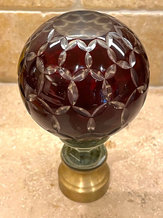 Italian Finial - Aubergine