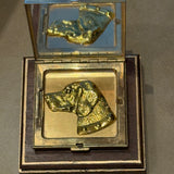 Wooden Frame with Horse Compact and Dog inside!