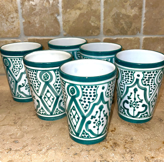 Chabi Chic Cups - Green Set 6