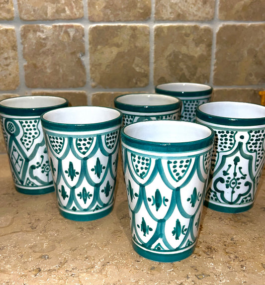 Chabi Chic Cups - Green Set 6