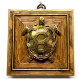 Wooden Frame with Turtle