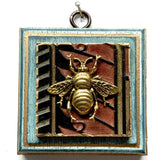 Painted Frame with Grande Bee on Coromandel