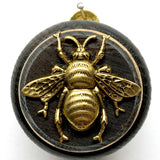 Wooden Finial Frame with Grande Bee