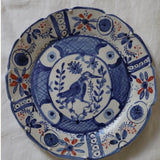 Decorative Blue Platter with Bird | Lisa Sandner