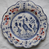 Decorative Blue Plate with Bird | Lisa Sandner