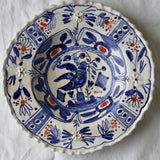 Decorative Blue Plate with Bird | Lisa Sandner
