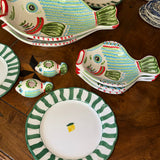 Portofino Green Fish Platter - Large