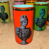 Roman Soldier Bust Brush Pot
